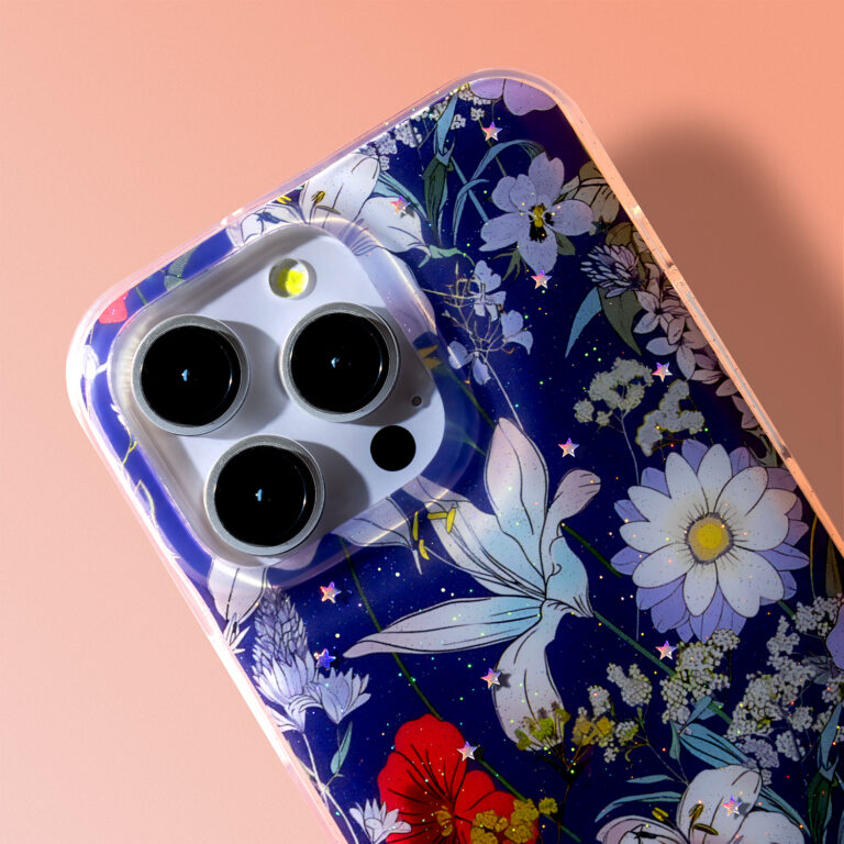 Nakładka Glow Glam do iPhone 17 niebieska - obrazek 6