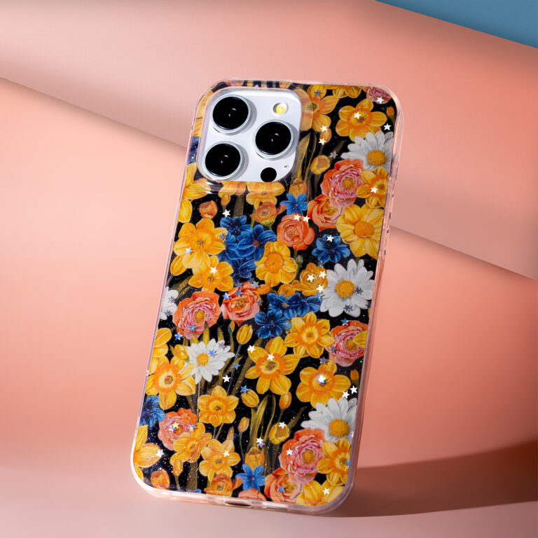 Nakładka Glow Glam do iPhone 17 6,3" Pomarańczowy - obrazek 5
