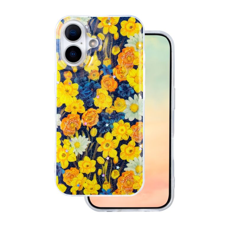 Nakładka Glow Glam do iPhone 17 6,3" Pomarańczowy